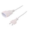 Cable D'alimentation Cable d'extension d'alimentation blanc - 1m