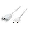 Cable D'alimentation Cable d'extension d'alimentation blanc- 3m