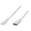 Cable D'alimentation Cable- IEC C7 femelle.IEC C8 male- 2m- Prises- 1- blanc