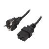 Cable D'alimentation Cordon d'alimentation 16A 250V 1m - Noir