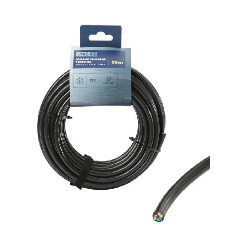 Connectique Remorque Cable D'alimentation Electrique 7 Conducteurs 10m