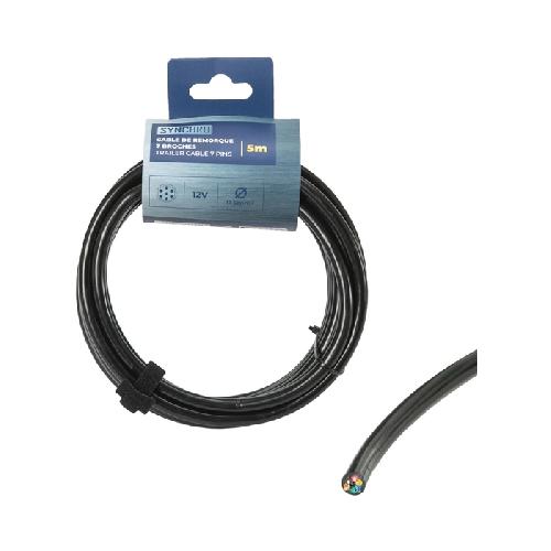 Connectique Remorque Cable D'alimentation Electrique 7 Conducteurs 2.50m