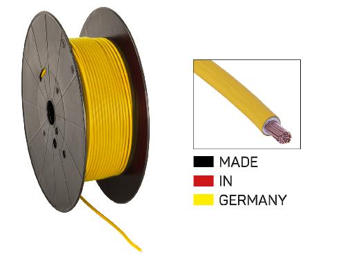 Cables Alimentation Cable d?alimentation FLY 4.0 mm2 jaune. rouleau de 100 m