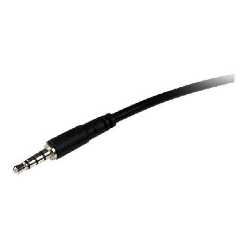 Cable - Connectique Tv - Video - Son Cable d extension audio stereo compatible avec casque de 1 m - Rallonge audio Mini-Jack 3.5 mm - MF