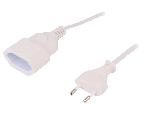 Cable D'alimentation Cable d'extension d'alimentation blanc- 2m