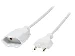 Cable D'alimentation Cable d'extension d'alimentation blanc- 3m