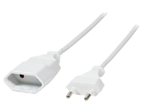Cable D'alimentation Cable d'extension d'alimentation blanc- 3m