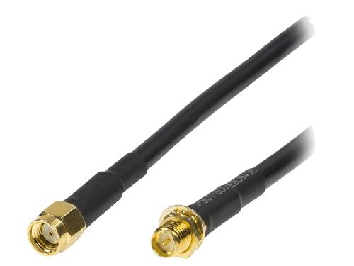 Cable - Adaptateur - Reglage Antenne - Parabole Cable d'extension d'antenne interieure 5M - Noir