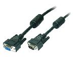 Cable - Connectique Pour Peripherique Cable D-Sub 15pin HD femelle D-Sub 15pin HD prise male 3m - Noir
