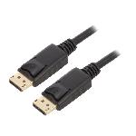 Cable de connexion DisplayPort 4K DP male vers DP male 2m - Noir