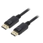 Cable de connexion DisplayPort 4K male vers DP male 5m - Noir