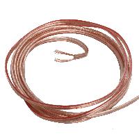 Cable de Haut-Parleurs 100m cable de haut parleurs - 2x1.0mm2 - CCA - transparent