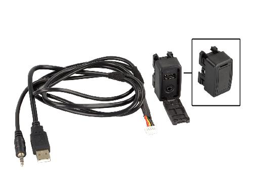 Adaptateurs divers aux usb Cable de remplacement USB AUX compatible avec Isuzu D-Max 20-21