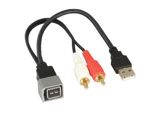 Modules Aux Autoradio Cable de remplacement USB AUX compatible avec Nissan 09-19 voir liste