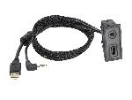 Modules Aux Autoradio Cable de remplacement USB AUX compatible avec VW Golf VII T6 Multivan 12-20