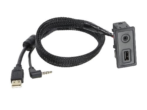 Modules Aux Autoradio Cable de remplacement USB AUX compatible avec VW Golf VII T6 Multivan 12-20