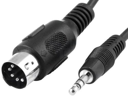 Cable Jack - Rca Cable DIN 5pin Jack 3.5mm noir 1.5m