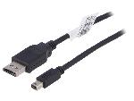 Cable - Connectique Tv - Video - Son Cable DisplayPort 1.1a male 1.8m noir