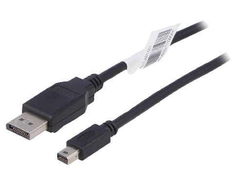Cable - Connectique Tv - Video - Son Cable DisplayPort 1.1a male 1.8m noir