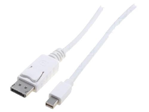 Cable - Connectique Tv - Video - Son Cable DisplayPort 1.1a male 2m blanc