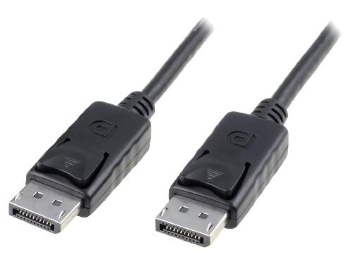 Cable - Connectique Tv - Video - Son Cable DisplayPort 1.1a male des deux cotes 3m noir