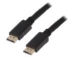 Cable - Connectique Pour Peripherique Cable DisplayPort 1.2 prise male des deux cotes 3D 4K UHD 10m - Noir