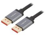 Cable - Connectique Tv - Video - Son Cable DisplayPort 1.4 male des 2 cotes HDCP 2.2 1m - Noir
