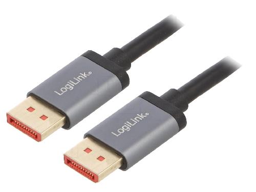 Cable - Connectique Tv - Video - Son Cable DisplayPort 1.4 male des 2 cotes HDCP 2.2 1m - Noir