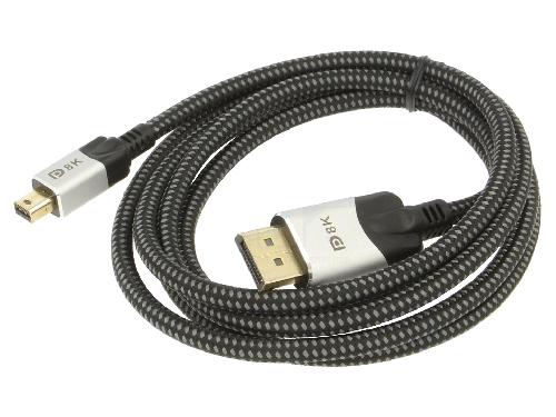 Cable - Connectique Pour Peripherique Cable DisplayPort 1.4 male des deux cotes 1.8m noir