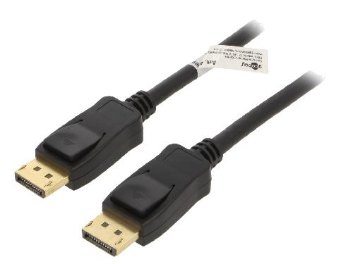 Cable - Connectique Pour Peripherique Cable DisplayPort 1.4 male des deux cotes 1m noir