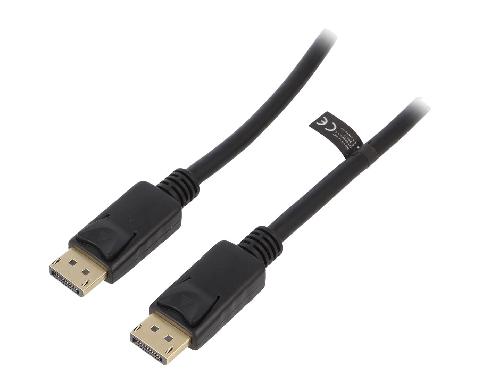 Cable - Connectique Pour Peripherique Cable DisplayPort 1.4 male des deux cotes 2m - Noir
