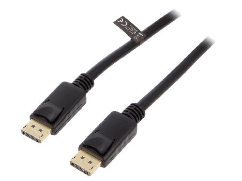 Cable - Connectique Pour Peripherique Cable DisplayPort 1.4 male des deux cotes 3m - Noir