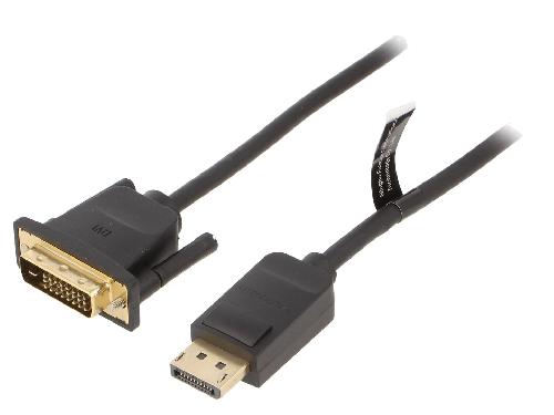 Cable - Connectique Pour Peripherique Cable DisplayPort male DVI-D male 1.5m noir