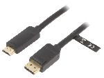 Cable - Connectique Pour Peripherique Cable DisplayPort male HDMI male 1m noir