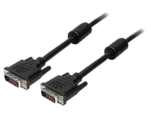 Cable - Connectique Pour Peripherique Cable dual link DVI-D -24+1- male des deux cotes 2m - Noir