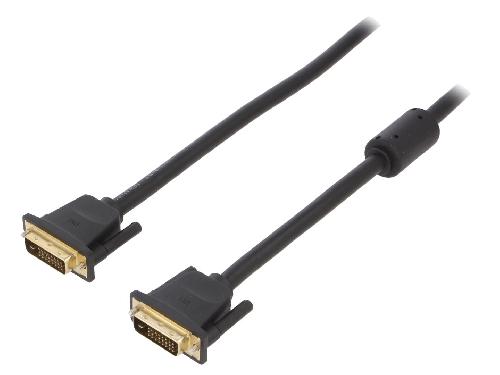 Cable - Connectique Pour Peripherique Cable DVI-D male des deux cotes 3m noir