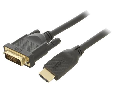 Cable - Connectique Pour Peripherique Cable DVI-D male HDMI male 3m noir