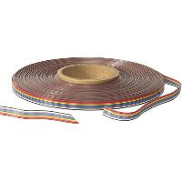 Cable - Fil - Gaine 30m cable ruban 16x28AWG 1.27mm 300V