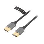 Cable HDCP 2.2.HDMI 2.0 male des deux cotes 1m - gris