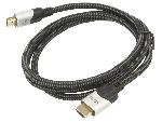 Cable - Connectique Pour Peripherique Cable HDCP 2.2 HDMI 2.1 male des deux cotes 1.5m noir