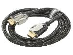 Cable - Connectique Pour Peripherique Cable HDCP 2.2 HDMI 2.1 male des deux cotes 2m noir