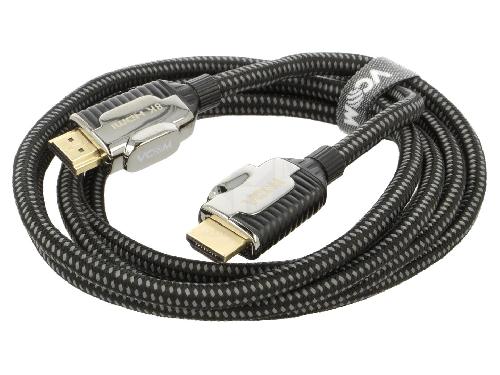 Cable - Connectique Pour Peripherique Cable HDCP 2.2 HDMI 2.1 male des deux cotes 3m noir