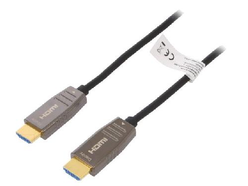 Cable - Connectique Pour Peripherique Cable HDCP 2.2.HDMI 2.1.optique UHD 8K 10m - Noir