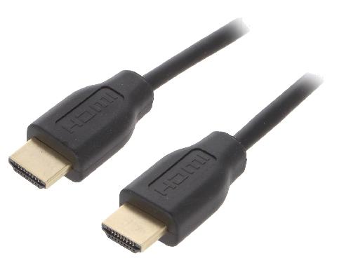 Cable - Connectique Pour Peripherique Cable HDCP HDMI 2.0 male des deux cotes 2m noir