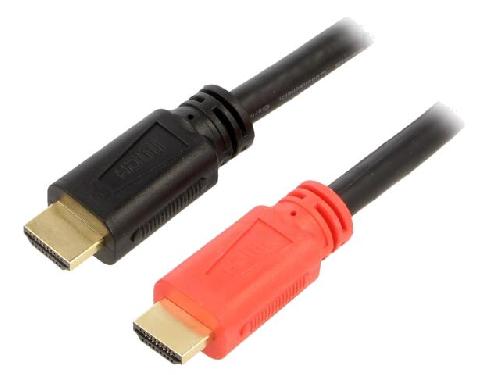 Cable - Connectique Pour Peripherique Cable HDMI 1.3 prise male des deux cotes avec amplificateur 20m - Noir