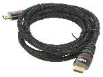 Cable - Connectique Pour Peripherique Cable HDMI 1.4 male des deux cotes 1.8m noir