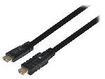 Cable - Connectique Pour Peripherique Cable HDMI 1.4 male des deux cotes 10m - Noir