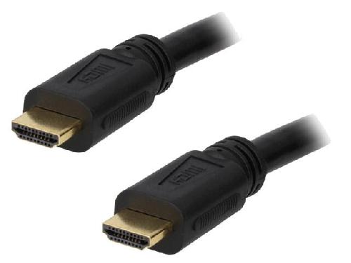 Cable - Connectique Pour Peripherique Cable HDMI 1.4 male des deux cotes 15m - Noir