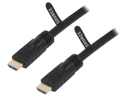 Cable - Connectique Pour Peripherique Cable HDMI 1.4 male des deux cotes 20m - Noir