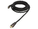 Cable - Connectique Pour Peripherique Cable HDMI 1.4 male des deux cotes 5m noir